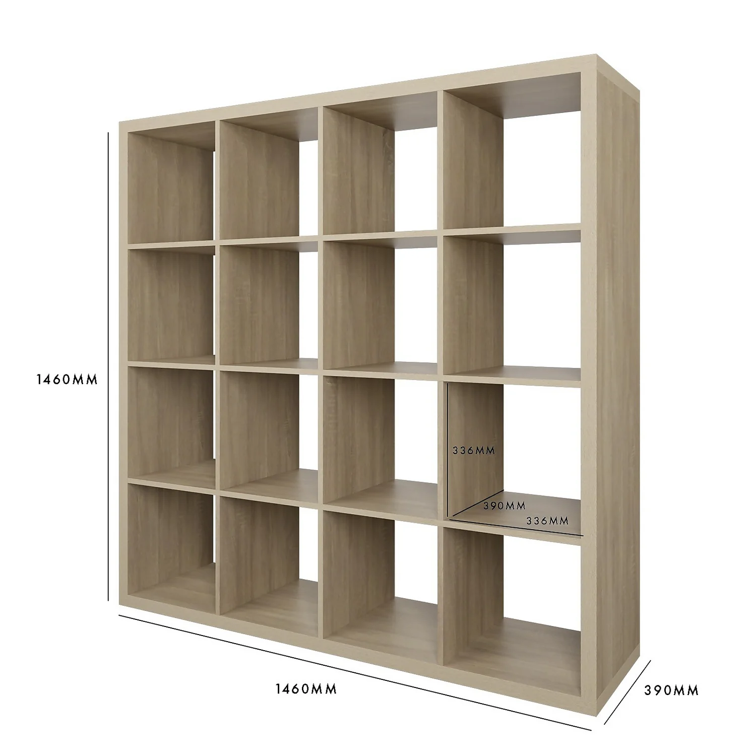 Clever Cube 4x4 Storage Unit - Oak 5 Clever Cube 4x4 Storage Unit - Oak - Image 5