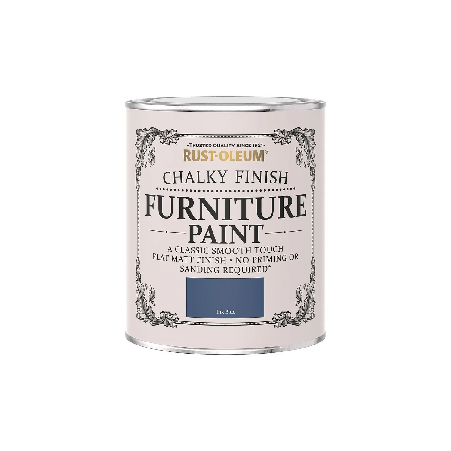 Rust-Oleum Chalky Furniture Paint - Ink Blue - 750ml 4 Rust-Oleum Chalky Furniture Paint - Ink Blue - 750ml - Image 4
