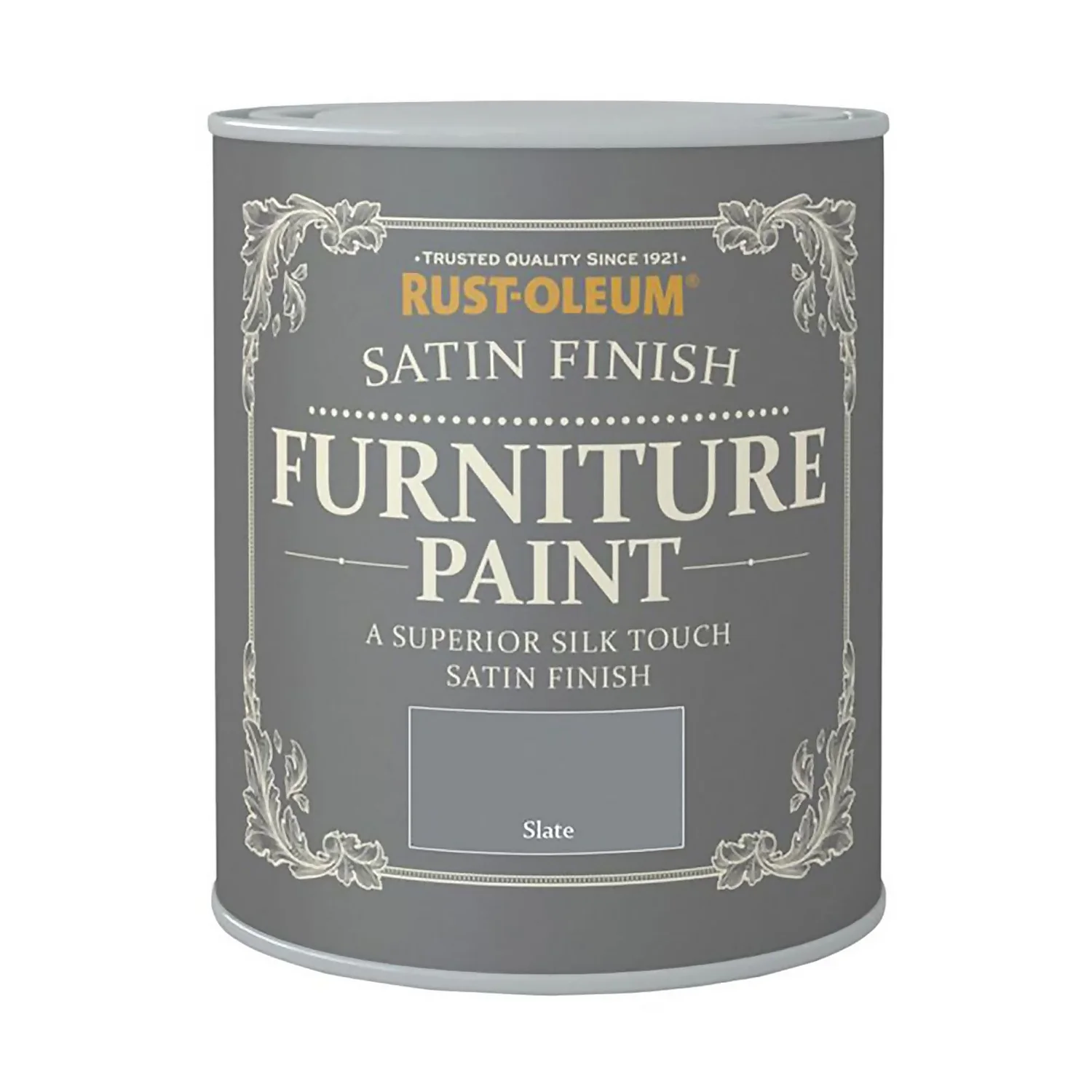 Rust-Oleum Satin Furniture Paint - Slate - 125ml 1 Rust-Oleum Satin Furniture Paint - Slate - 125ml