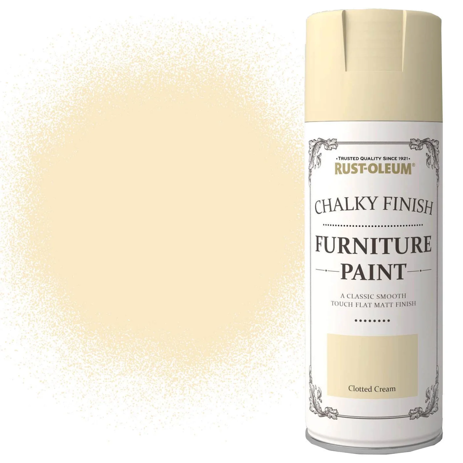 Rust-Oleum Furniture Spray Paint - Clotted Cream - 400ml 1 Rust-Oleum Furniture Spray Paint - Clotted Cream - 400ml