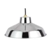 Retro Metal Easy Fit Pendant Light Shade - Chrome