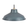 Retro Metal Easy Fit Pendant Light Shade - Blue