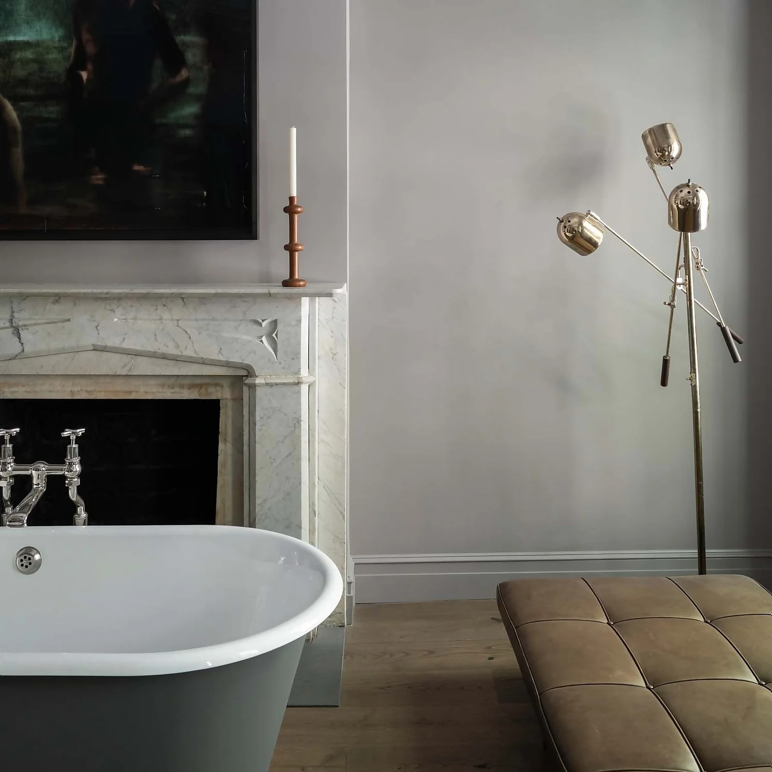 Farrow & Ball Modern Eggshell Paint Dove Tale - 750ml 2 Farrow & Ball Modern Eggshell Paint Dove Tale - 750ml - Image 2