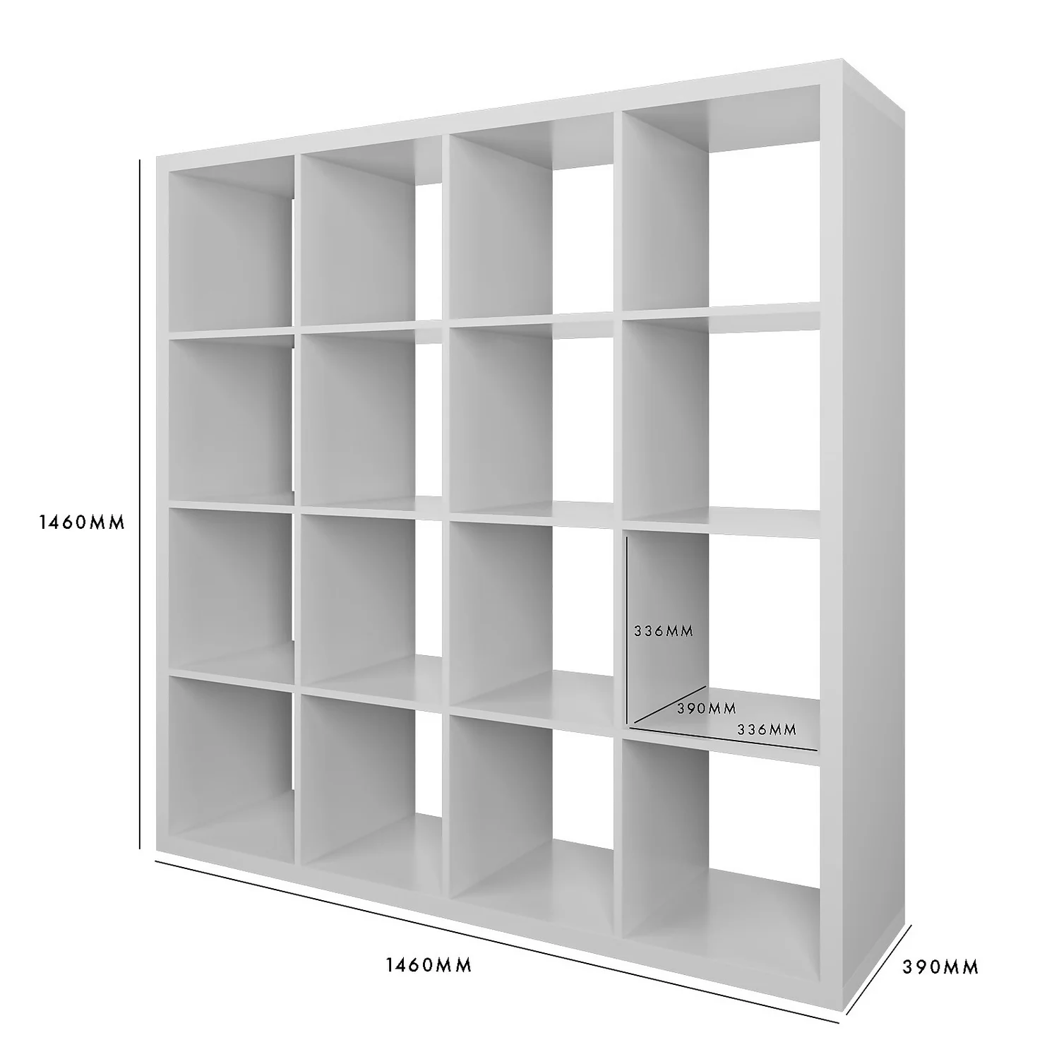 Clever Cube 4x4 Storage Unit - White 6 Clever Cube 4x4 Storage Unit - White - Image 6