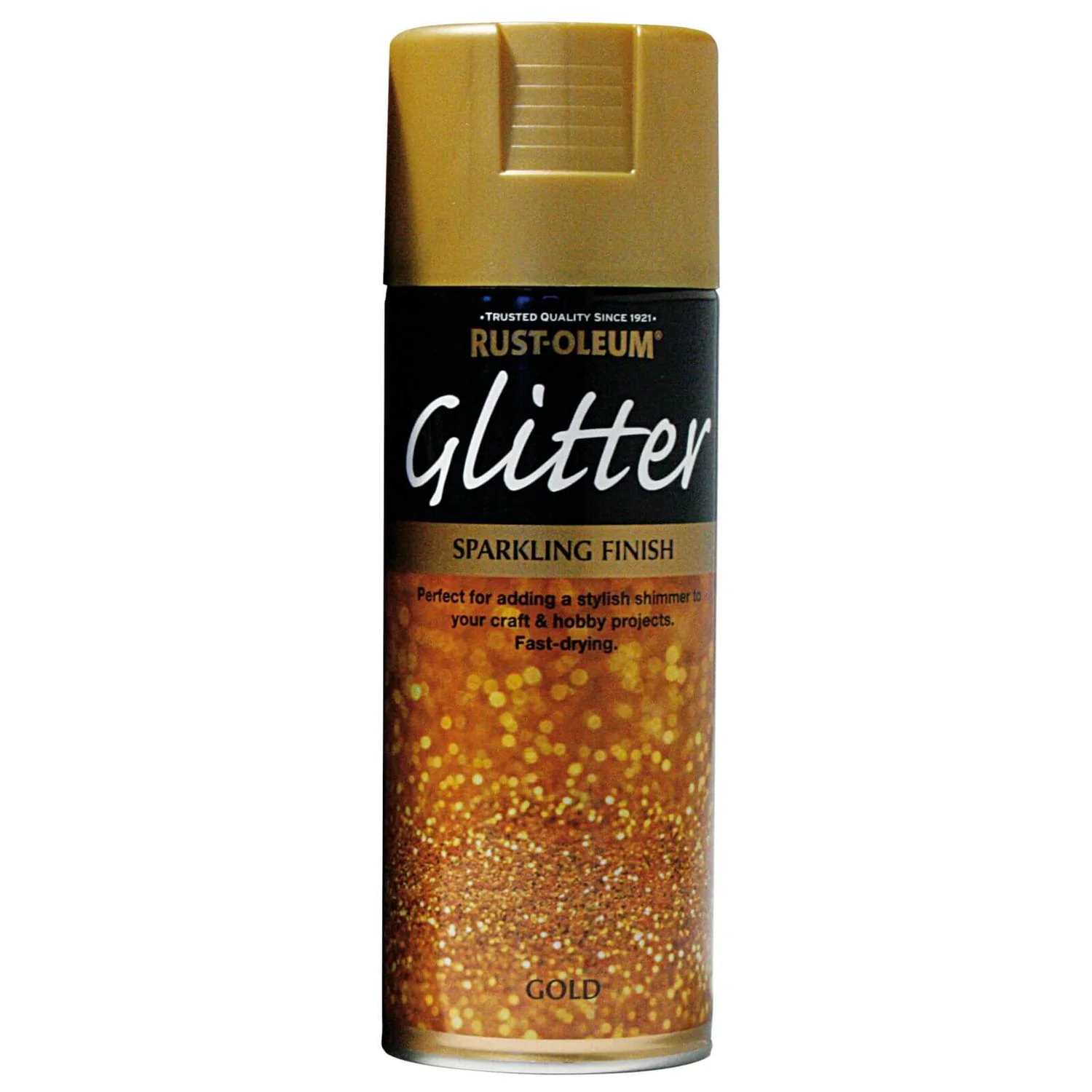 Rust-Oleum Gold - Glitter Spray Paint - 400ml 1 Rust-Oleum Gold - Glitter Spray Paint - 400ml