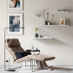 Floating Shelf - White Matt - 900 X 240 X 38mm 7 Floating Shelf - White Matt - 900 X 240 X 38mm -Cheap Deco Casa Store 12822045 1294887314817753