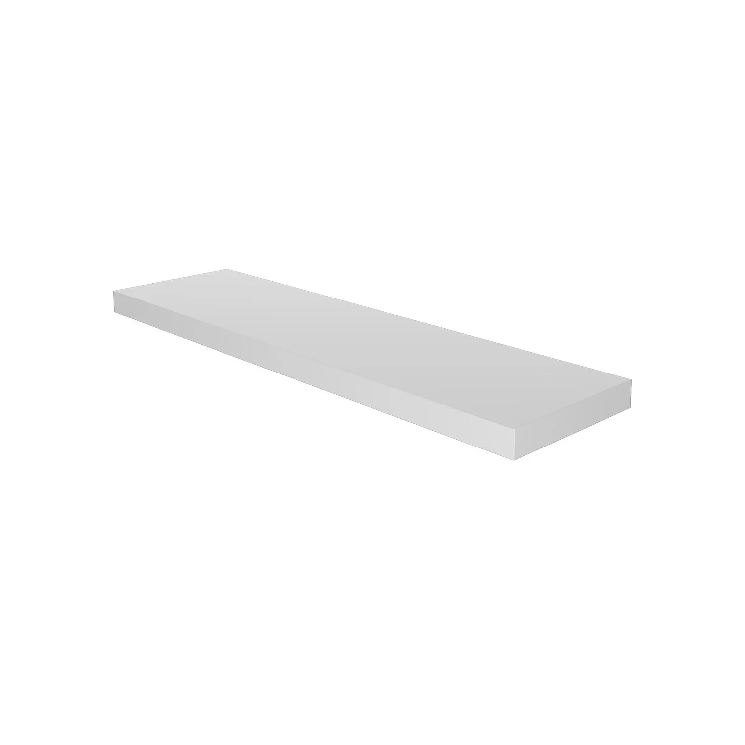 Floating Shelf - White Matt - 900 X 240 X 38mm 1 Floating Shelf - White Matt - 900 X 240 X 38mm