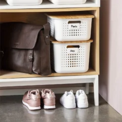 2 Pack Smartstore Wardrobe Basket Tag - White -Cheap Deco Casa Store 12822341 1554833173284026