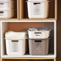 2 Pack Smartstore Wardrobe Basket Tag - White -Cheap Deco Casa Store 12822341 1814833173353680