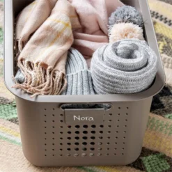 2 Pack Smartstore Wardrobe Basket Tag - Taupe -Cheap Deco Casa Store 12822346 1324833174055671