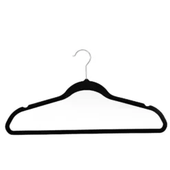Black Velvet Clothes Hangers - 10 Pack -Cheap Deco Casa Store 12822491 7374878809223816