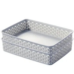 Curver My Style A5 Rectangular Plastic Storage Organiser - Grey -Cheap Deco Casa Store 12823029 1294833226906611
