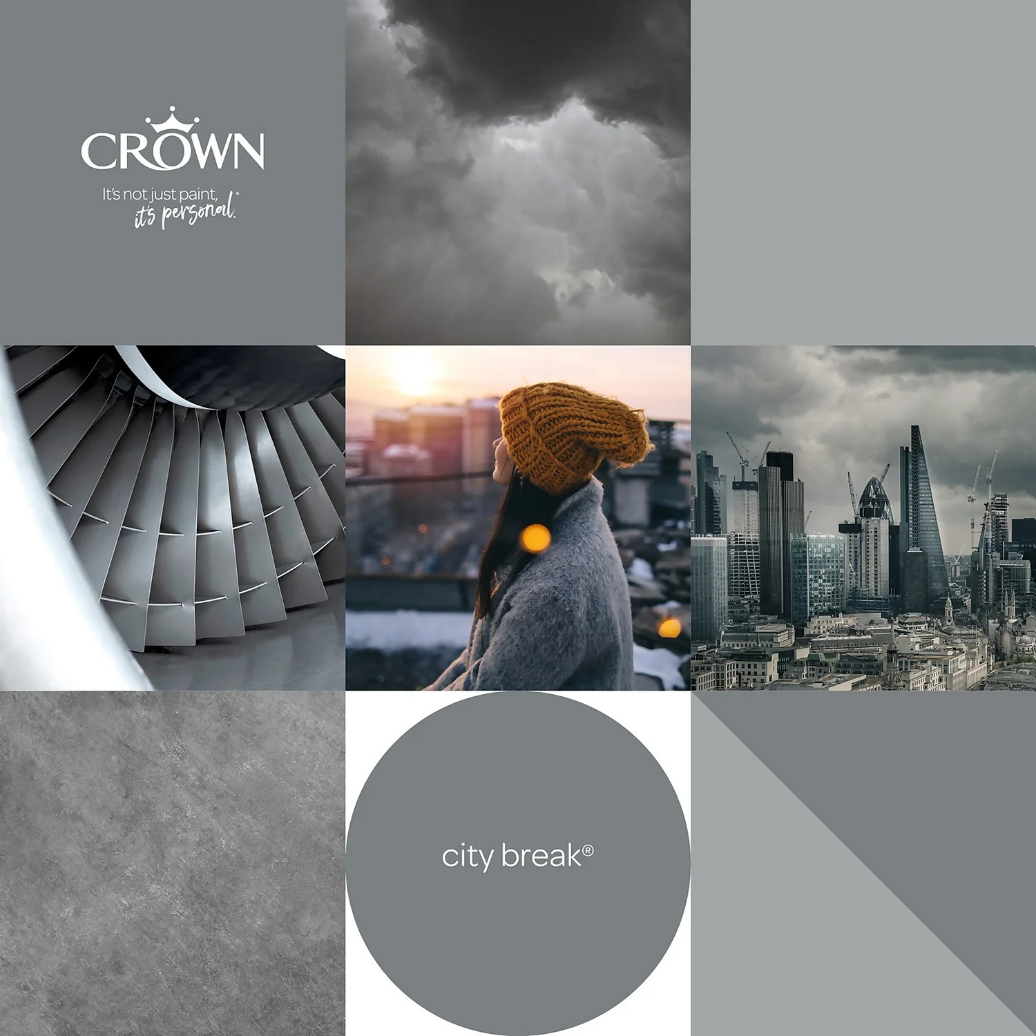 Crown Walls & Ceilings Matt Emulsion Paint City Break - 5L 6 Crown Walls & Ceilings Matt Emulsion Paint City Break - 5L - Image 6