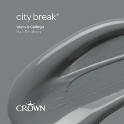 Crown Walls & Ceilings Matt Emulsion Paint City Break - 5L 15 Crown Walls & Ceilings Matt Emulsion Paint City Break - 5L -Cheap Deco Casa Store 12823259 9934969533148956