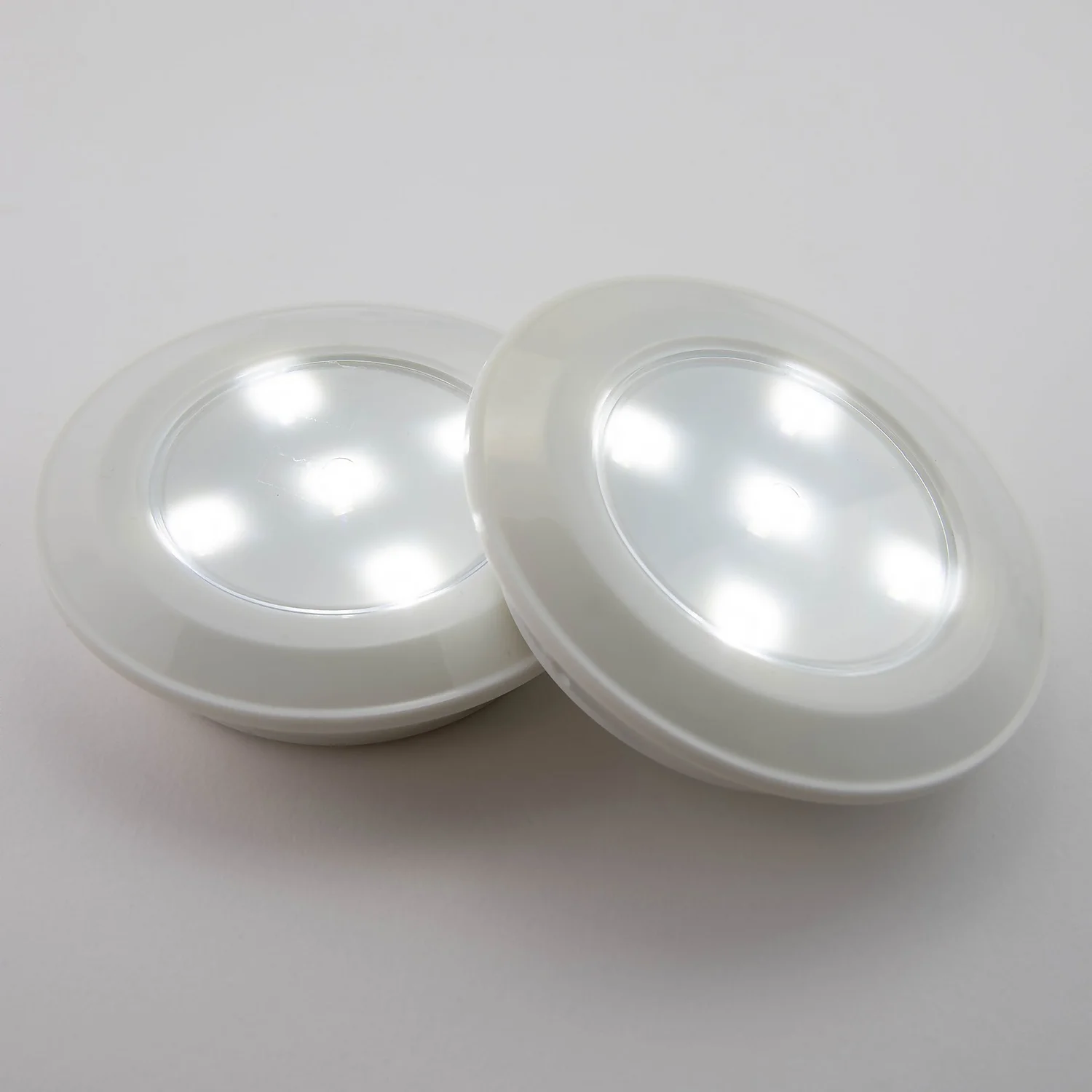 Arlec 2 Pack Round LED Push Lights 4 Arlec 2 Pack Round LED Push Lights - Image 4