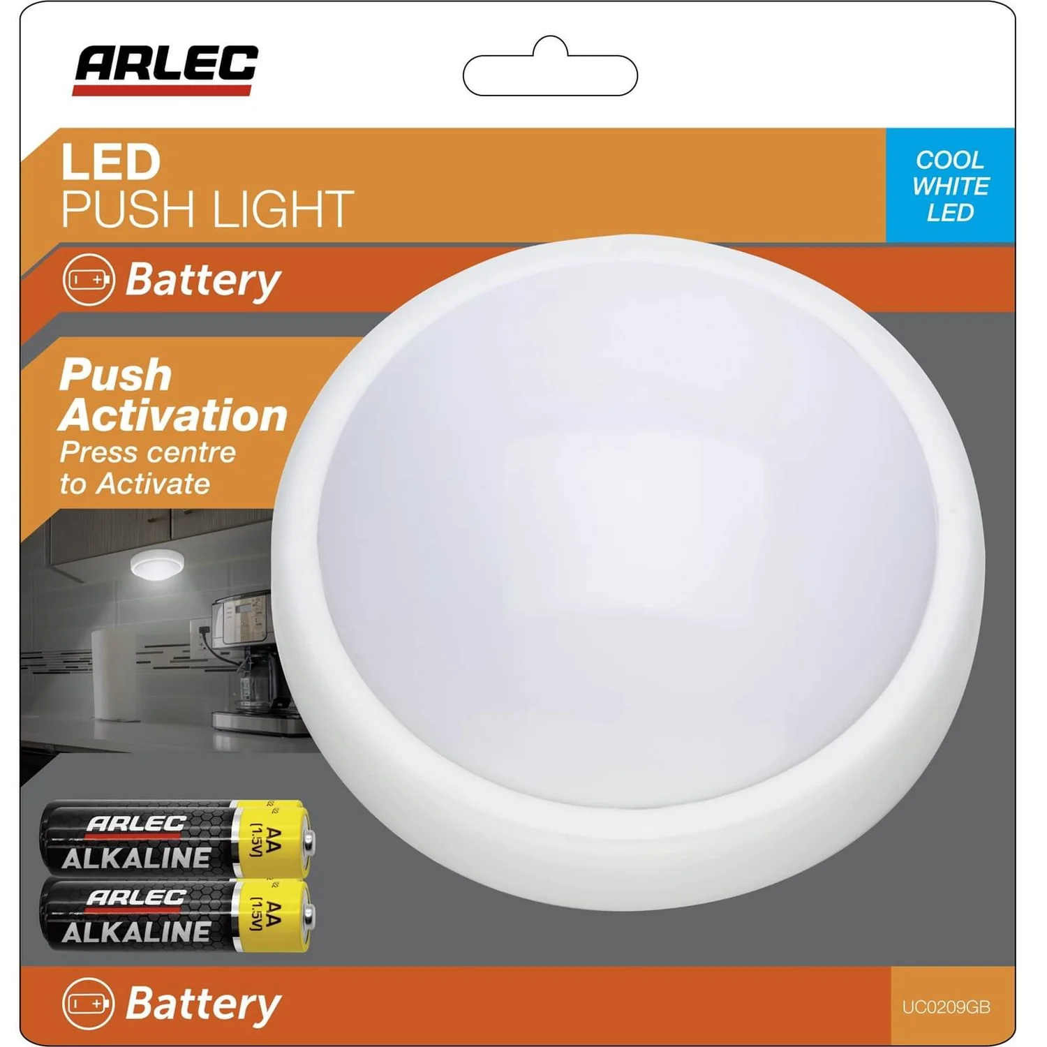 Arlec Round LED Push Light 9 Arlec Round LED Push Light - Image 9