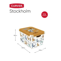 Curver Stockholm Llama Plastic Deco Storage Box - Multi-Coloured - 22L 15 Curver Stockholm Llama Plastic Deco Storage Box - Multi-Coloured - 22L -Cheap Deco Casa Store 12824053 3534832983271178