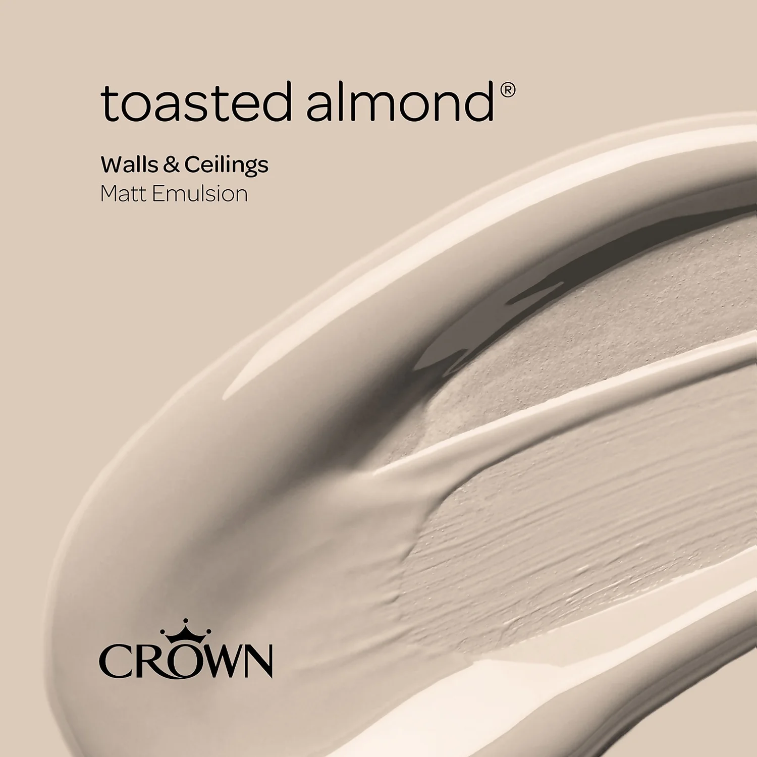 Crown Walls & Ceilings Matt Emulsion Paint Toasted Almond - 5L 7 Crown Walls & Ceilings Matt Emulsion Paint Toasted Almond - 5L - Image 7