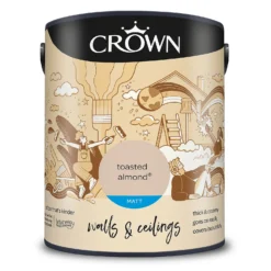 Crown Walls & Ceilings Matt Emulsion Paint Toasted Almond - 5L 17 Crown Walls & Ceilings Matt Emulsion Paint Toasted Almond - 5L -Cheap Deco Casa Store 12824791 4094969533216654
