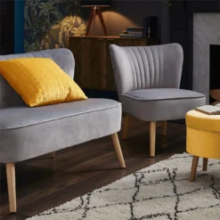 The Occasional Chair - Grey 12 The Occasional Chair - Grey -Cheap Deco Casa Store 12825367 2124841001375288