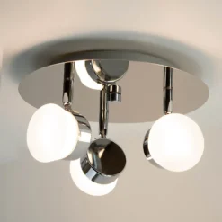 Paisley LED Bathroom Round Plate Spotlight - 3 X 4.5W -Cheap Deco Casa Store 12826177 5864958071660986