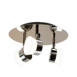 Paisley LED Bathroom Round Plate Spotlight - 3 X 4.5W -Cheap Deco Casa Store 12826177 7004958071622001