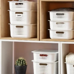 Smartstore 10L Wardrobe Basket - White 10 Smartstore 10L Wardrobe Basket - White -Cheap Deco Casa Store 12826429 1254833173956692