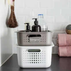 Smartstore 10L Wardrobe Basket - White 9 Smartstore 10L Wardrobe Basket - White -Cheap Deco Casa Store 12826429 3024833174012294
