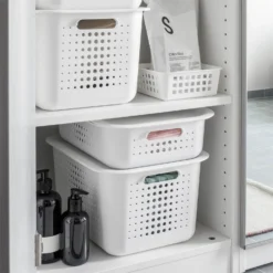 Smartstore 6L Wardrobe Basket - White 9 Smartstore 6L Wardrobe Basket - White -Cheap Deco Casa Store 12826433 1964833172947198