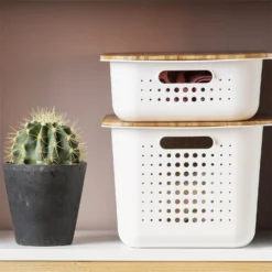 Smartstore 13L Wardrobe Basket - White 8 Smartstore 13L Wardrobe Basket - White -Cheap Deco Casa Store 12826434 3114833173665206