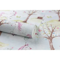 Grandeco Unicorns Teal Wallpaper -Cheap Deco Casa Store 12826769 1414875702753264
