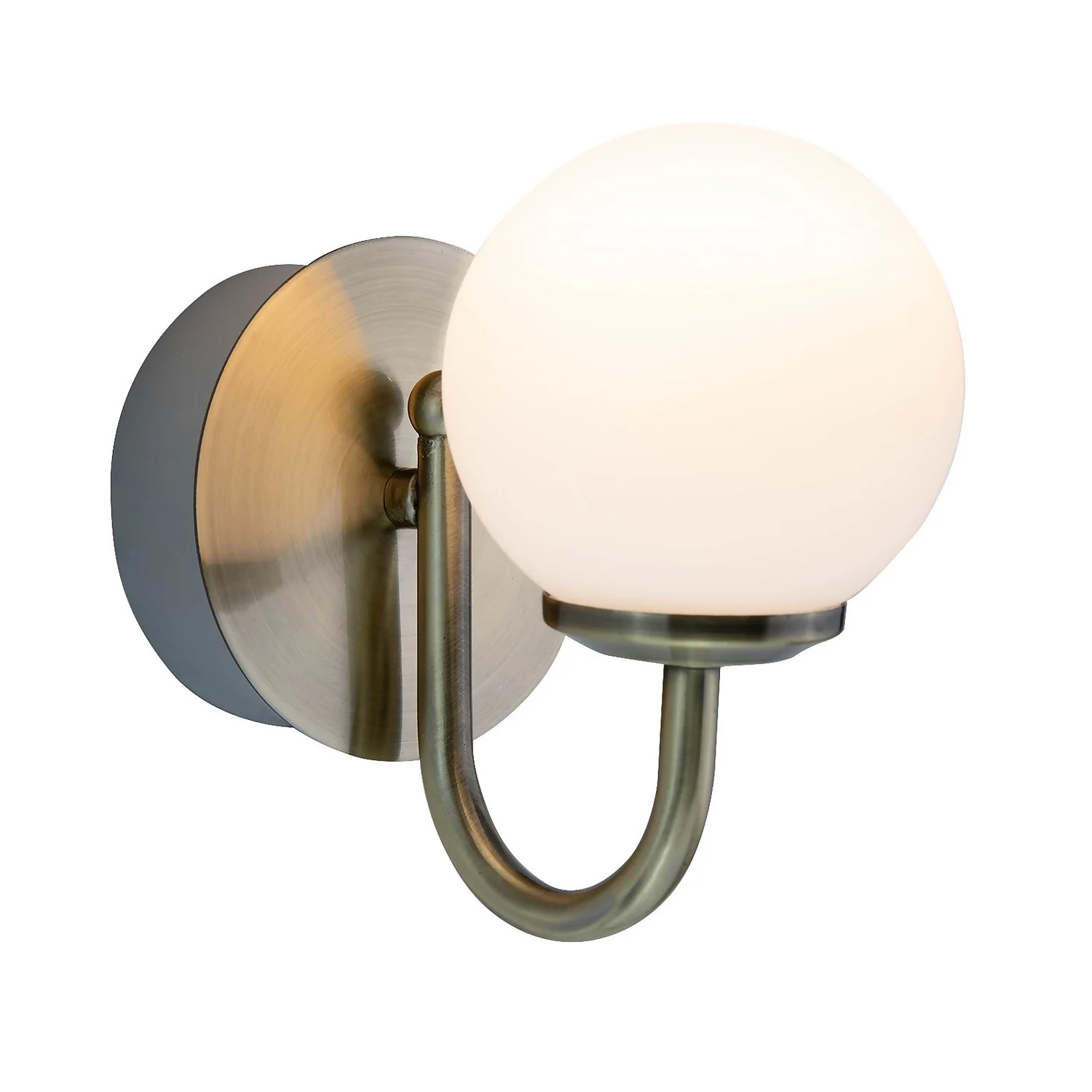 Victoria 6w Antique Brass LED Bathroom Wall Light 2 Victoria 6w Antique Brass LED Bathroom Wall Light - Image 2