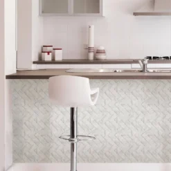 None Herringbone Carrera Peel And Stick Self Adhesive Wall Tiles 9 None Herringbone Carrera Peel And Stick Self Adhesive Wall Tiles -Cheap Deco Casa Store 12827867 2014832978032578