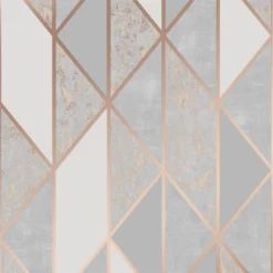Superfresco Milan Geo Rose Gold Wallpaper