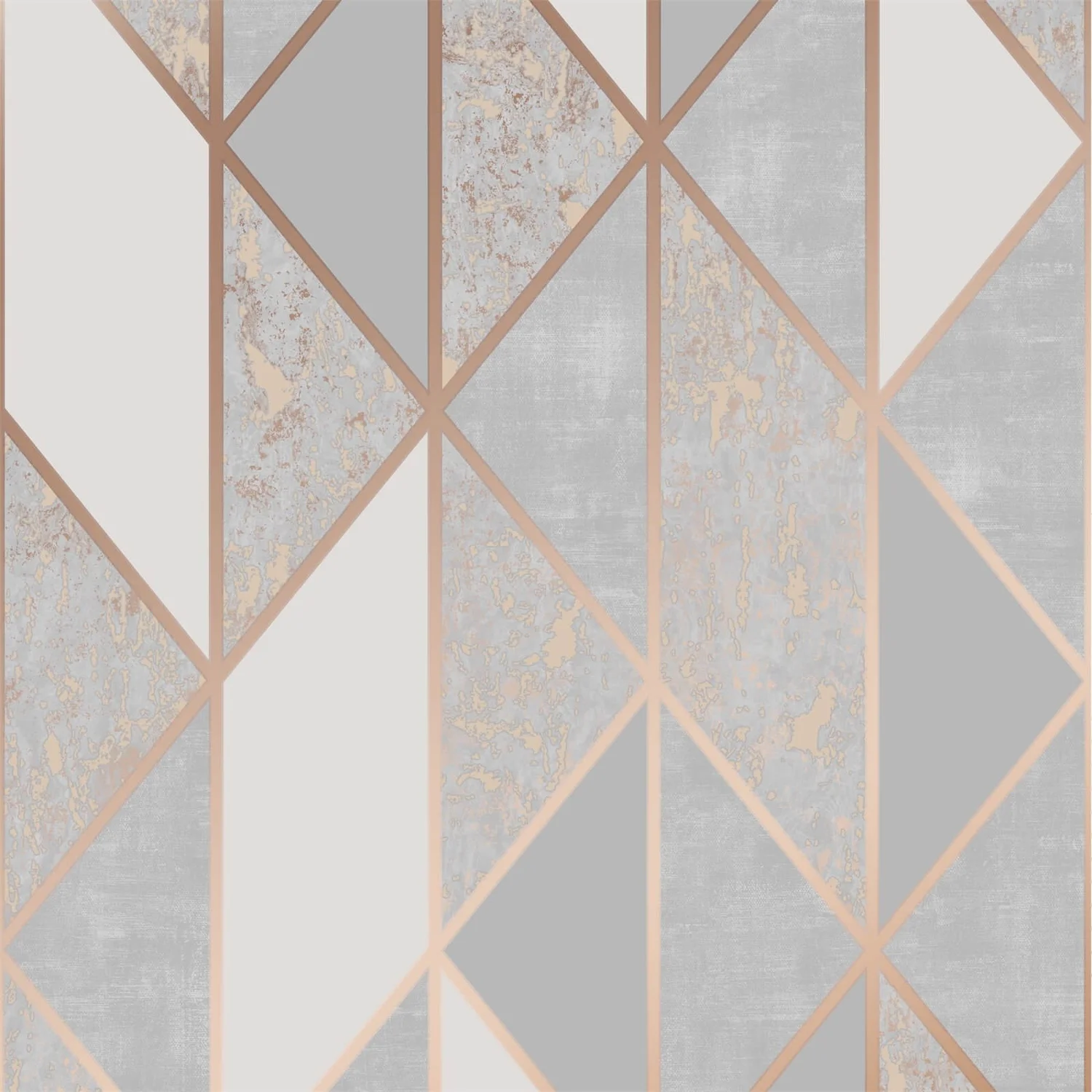 Superfresco Milan Geo Rose Gold Wallpaper 1 Superfresco Milan Geo Rose Gold Wallpaper