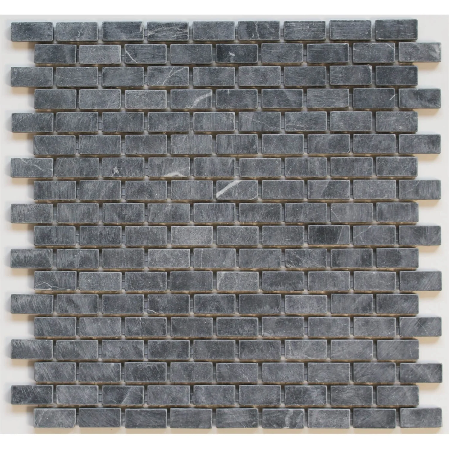 House Of Mosaics Grey Brick Mosaic Tile - 305 X 305mm 2 House Of Mosaics Grey Brick Mosaic Tile - 305 X 305mm - Image 2