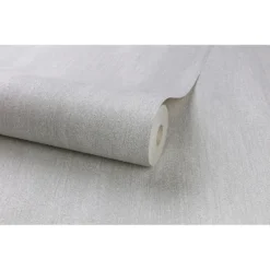 Grandeco Royal House Fabric Plain Grey Wallpaper -Cheap Deco Casa Store 12830403 1234875702140025