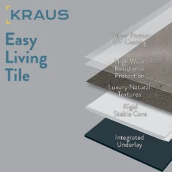 Kraus Rigid Core Luxury Vinyl Floor Tiles - Birkett 9 Kraus Rigid Core Luxury Vinyl Floor Tiles - Birkett -Cheap Deco Casa Store 12830793 1524951621317543