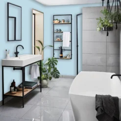 Homebase Bathroom Mid Sheen Paint - Blue Lace 2.5L 5 Homebase Bathroom Mid Sheen Paint - Blue Lace 2.5L -Cheap Deco Casa Store 12832552 3664832979612717
