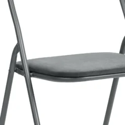 Folding Chair - Dark Grey 10 Folding Chair - Dark Grey -Cheap Deco Casa Store 12834894 3305019784773549