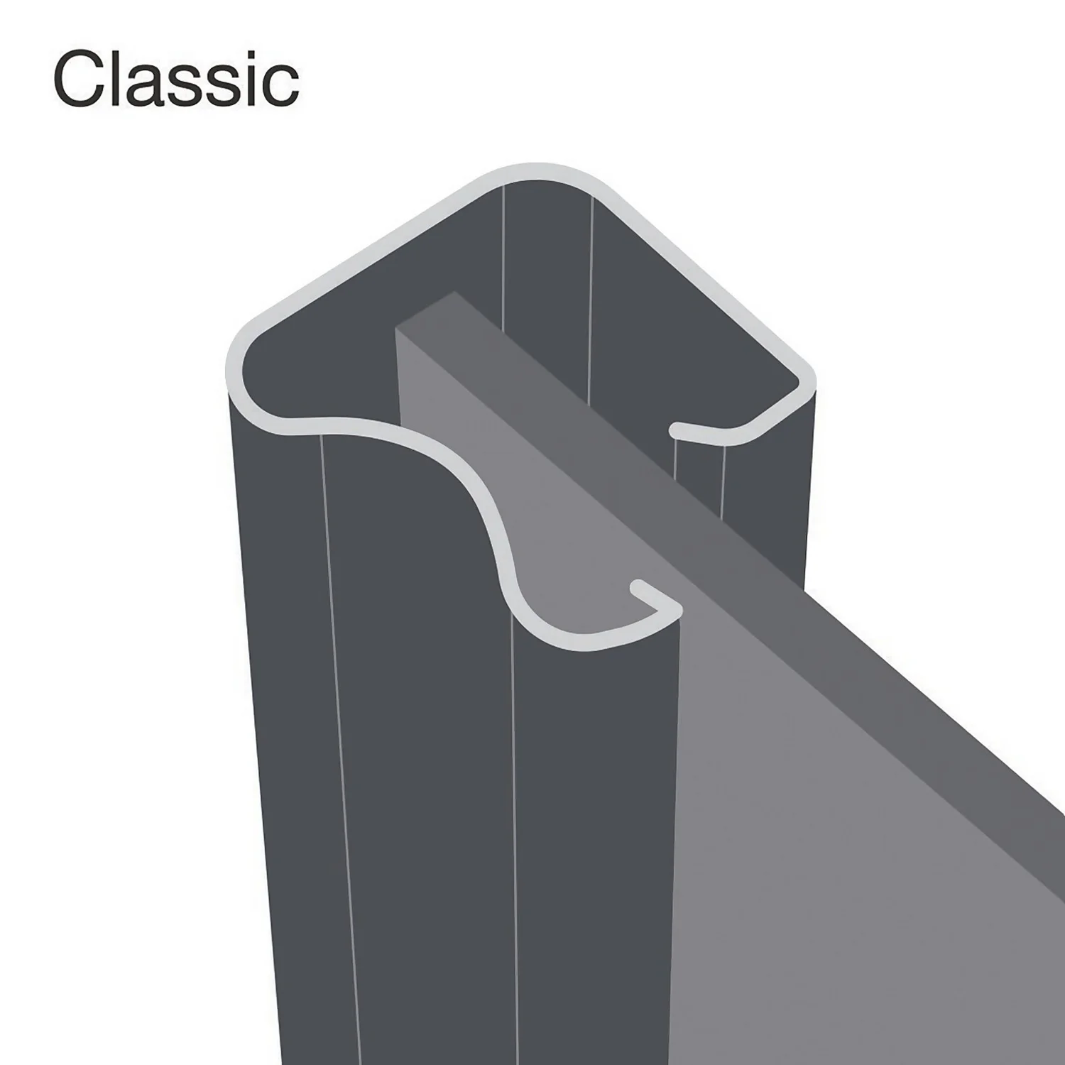 Classic 3 Door Sliding Wardrobe Kit Cashmere Panel (W)2216 X (H)2260mm 3 Classic 3 Door Sliding Wardrobe Kit Cashmere Panel (W)2216 X (H)2260mm - Image 3