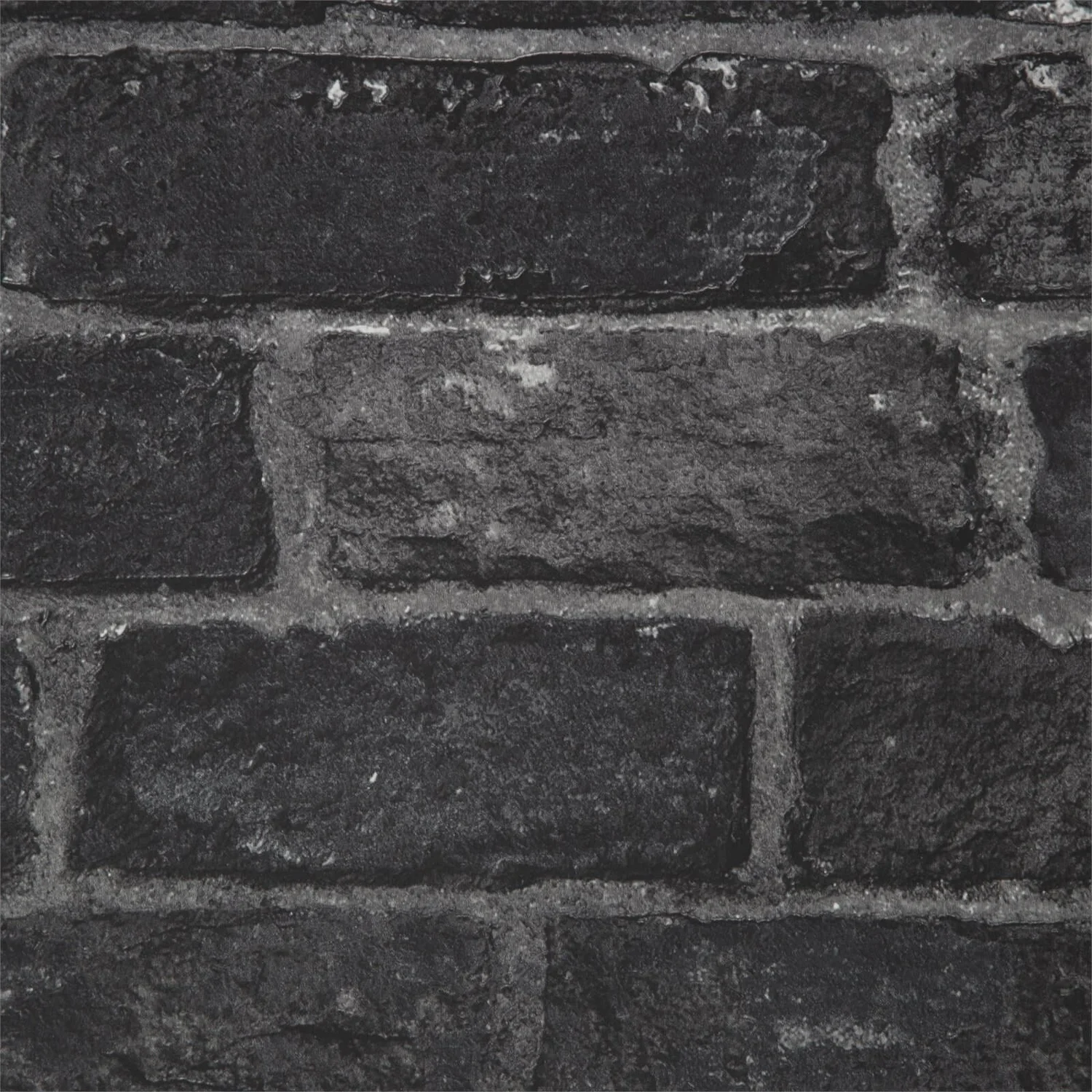 Fresco House Brick Black Wallpaper 4 Fresco House Brick Black Wallpaper - Image 4