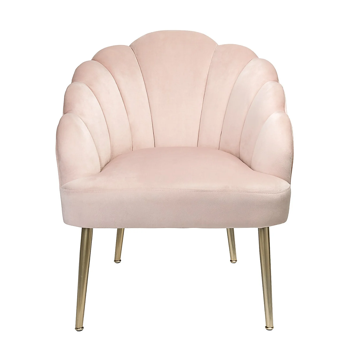 Sophia Scallop Occasional Chair - Blush 4 Sophia Scallop Occasional Chair - Blush - Image 4