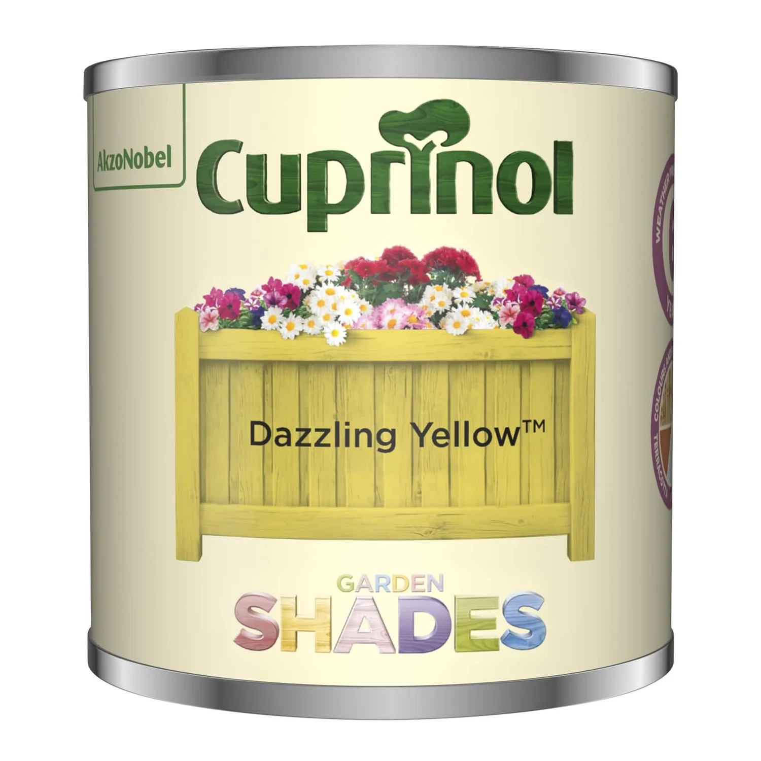 Cuprinol Garden Shades Dazzling Yellow Tester - 125ml 1 Cuprinol Garden Shades Dazzling Yellow Tester - 125ml