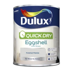 Dulux Quick Dry Eggshell Paint Polished Pebble - 750ml 6 Dulux Quick Dry Eggshell Paint Polished Pebble - 750ml -Cheap Deco Casa Store 12837015 1504832981596962
