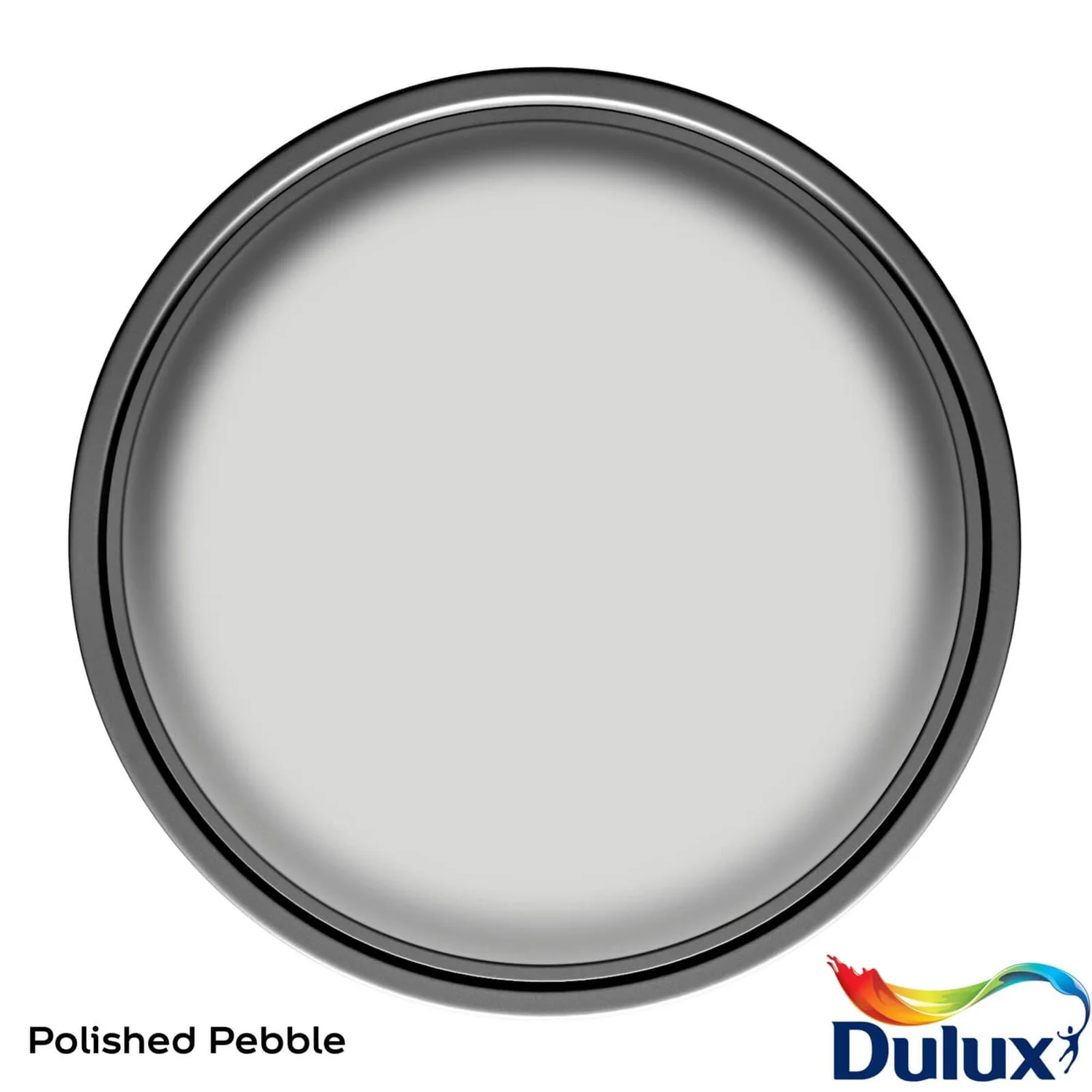 Dulux Quick Dry Eggshell Paint Polished Pebble - 750ml 2 Dulux Quick Dry Eggshell Paint Polished Pebble - 750ml - Image 2