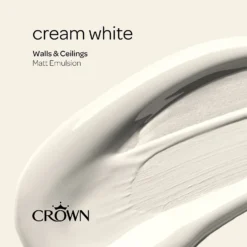 Crown Walls & Ceilings Matt Emulsion Paint Cream White - 2.5L 15 Crown Walls & Ceilings Matt Emulsion Paint Cream White - 2.5L -Cheap Deco Casa Store 12838321 7644969531742391