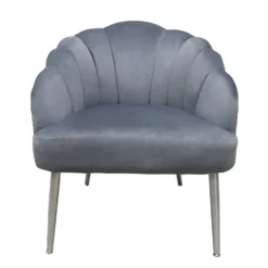 Sophia Scallop Occasional Chair - Grey 9 Sophia Scallop Occasional Chair - Grey -Cheap Deco Casa Store 12838886 1264843597067370