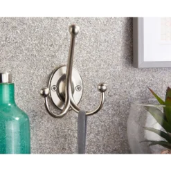 Oval Tri Hook - Satin Nickel -Cheap Deco Casa Store 12839035 5914995165971451