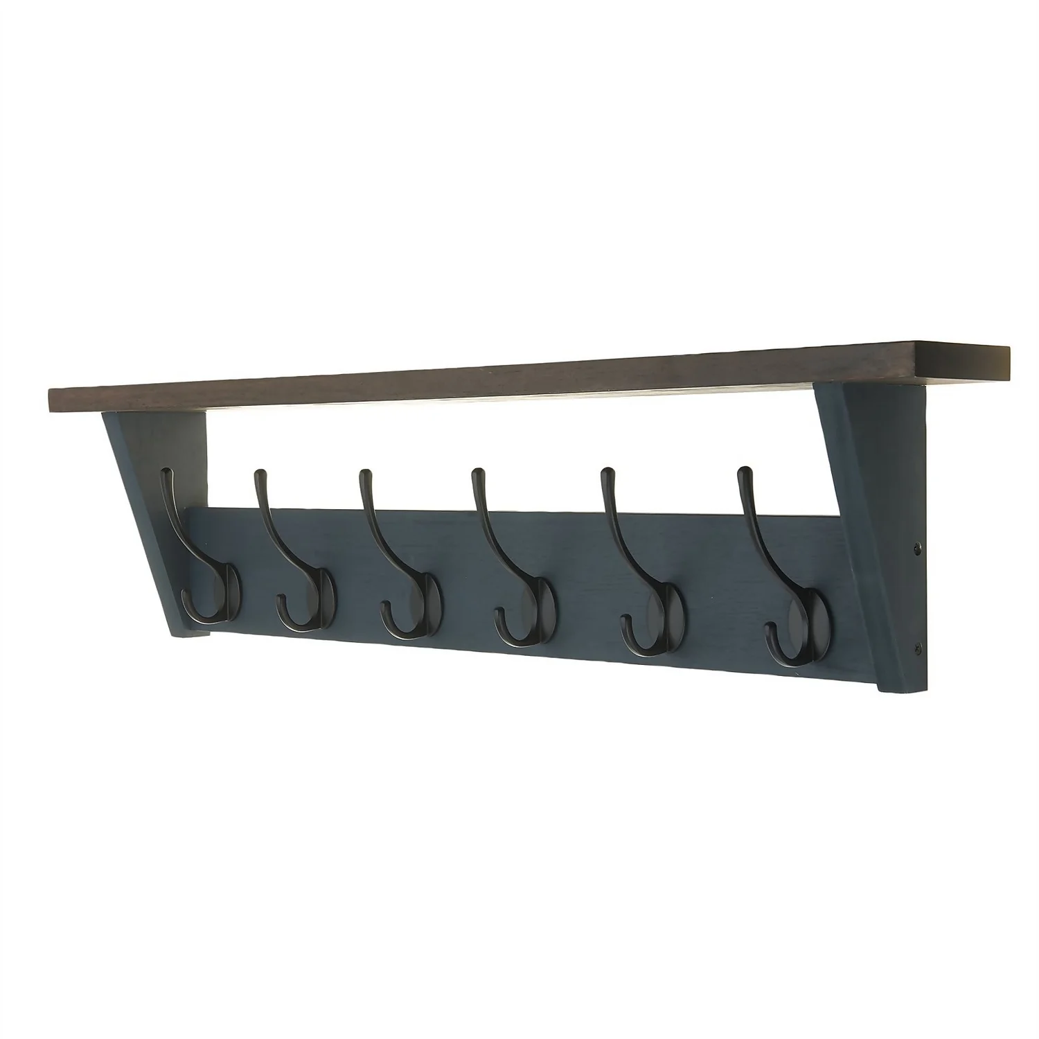 6 Black Victorian Hook On Grey Shelf Combo 1 6 Black Victorian Hook On Grey Shelf Combo
